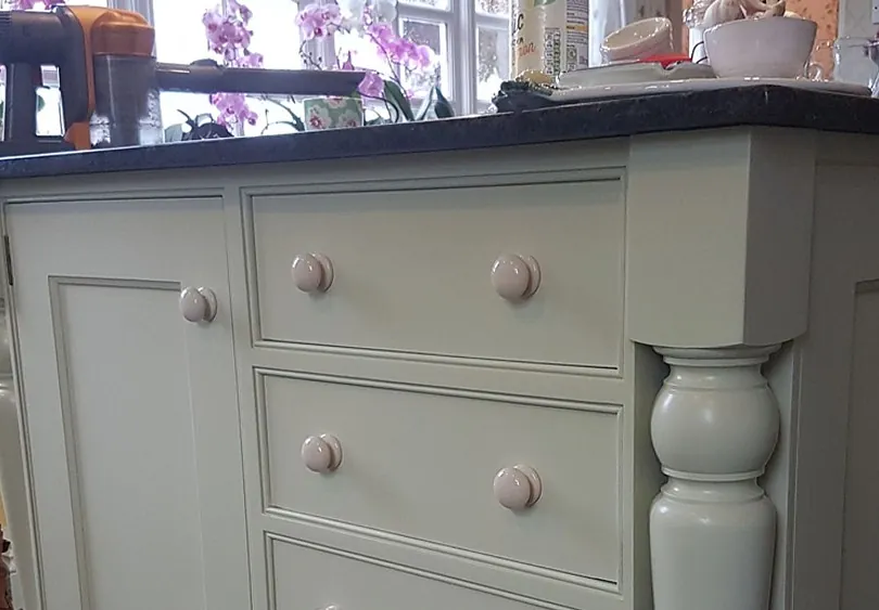 old painted kitchen storage